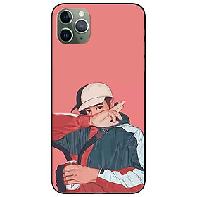 Ốp lưng in cho Iphone 11 Pro Max Mẫu Chàng Trai Áo Khoác