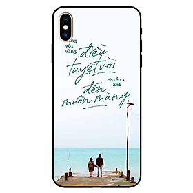 Ốp lưng in cho Iphone X/ Xs Mẫu Điều Tuyệt Vời