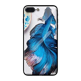 Ốp kính cường lực cho iPhone 7 Plus  cá 112 - Hàng chính hãng