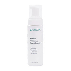 Gentle Foaming Face Cleanser MOOGOO -  SỮA RỬA MẶT TẠO BỌT LÀM TRẮNG DA, KIỀM DẦU CHỐNG MỤN CHIẾT XUẤT ĐU ĐỦ MOOGOO 200ML