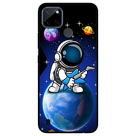 Ốp lưng dành cho Realme C21Y - Realme C25Y mẫu Phi Hành Vệ Tinh Tím