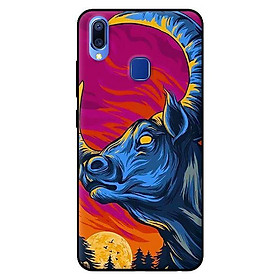 Ốp in cho Vivo Y91 Trâu Xanh - Hàng chính hãng
