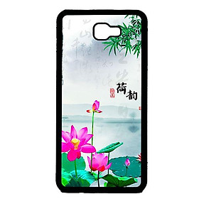 Ốp in cho Samsung Galaxy J7 Prime Sen Hồng - Hàng chính hãng