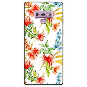 Ốp lưng in cho Samsung Note 9 Mẫu Cành Hoa Lan Đỏ
