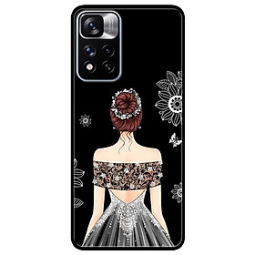 Ốp lưng dành cho Xiaomi Redmi Note 11 Pro 5G ( Bản Nội Địa ) mẫu Cô Gái Váy Xám