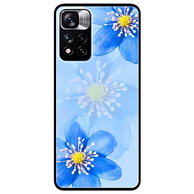 Ốp lưng dành cho Xiaomi Redmi Note 11 Pro 5G ( Bản Nội Địa ) mẫu Hoa Lan Xanh