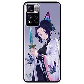 Ốp lưng dành cho Xiaomi Redmi Note 11 Pro 5G ( Bản Nội Địa ) mẫu Anime Shinobu Kimetsu Bướm