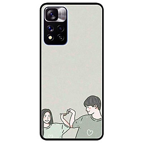 Ốp lưng dành cho Xiaomi Redmi Note 11 Pro 5G ( Bản Nội Địa ) mẫu Cặp Đôi Tim