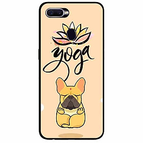 Ốp lưng in cho Realme 2 Mẫu Cún Yoga