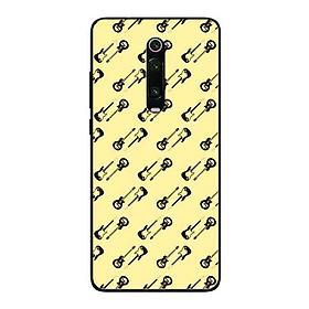 Ốp Lưng in cho Xiaomi Redmi K20 Pro Mẫu Họa Tiết Guita - Hàng Chính Hãng