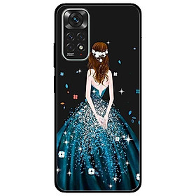 Ốp lưng dành cho Xiaomi Redmi Note 11 4G mẫu Cô Gái Váy Xanh
