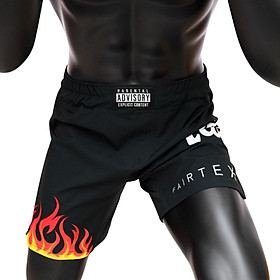 Quần short Fairtex MMA/Võ tổng hơp - AB12 - Hàng chính hãng/"Burn"  Training Short