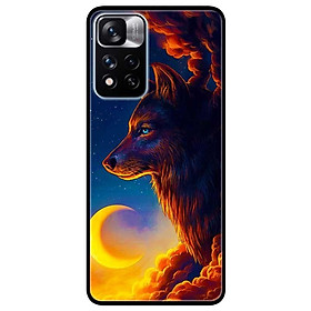 Ốp lưng dành cho Xiaomi Redmi Note 11 Pro 5G ( Bản Nội Địa ) - Sói Và Mặt Trăng