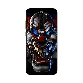 Ốp Lưng in cho Xiaomi Redmi Note 8 Mẫu Gã Hề Hút Thuốc - Hàng Chính Hãng