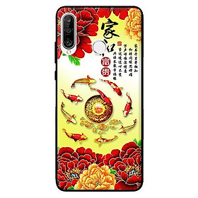 Ốp lưng in cho Huawei P30 Lite Hoa Mẫu Đơn Đỏ - Hàng chính hãng