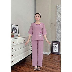Bộ đồ chất đũi trung niên