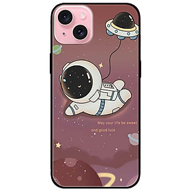 Ốp lưng dành cho Iphone 15 - Iphone 15 Plus - Iphone 15 Pro - Iphone 15 Pro Max - Phi Hành Nền Nâu - Hàng Chính Hãng