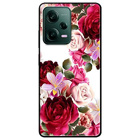 Ốp lưng dành cho Redmi Note 12 - Redmi Note 12 Pro - Redmi Note 12 Pro 5G - Họa Tiết Hoa Hồng Chéo - Hàng Chính Hãng