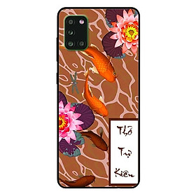 Ốp lưng dành cho Samsung A31 mẫu Cá Koi Thổ