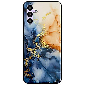 Ốp lưng dành cho Samsung A13 5G - Samsung A33 5G  - Màu Nước Loang Xanh Cam
