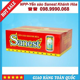 1 THÙNG YẾN SANEST KHÁNH HÒA 30 LON ( MỖI LON 190ML)