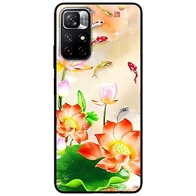 Ốp lưng dành cho Xiaomi Redmi Note 11 5G - Redmi Note 11T - Redmi Note 11S - Sen Đỏ Và Koi