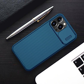 Ốp lưng chống sốc bảo vệ camera cho iPhone 16 / 16 Plus / 16 Pro / 16 Pro Max hiệu Nillkin Camshield - Viền dẻo TPU, đệm khí chống sốc, Lưng nhám PC - Hàng nhập khẩu