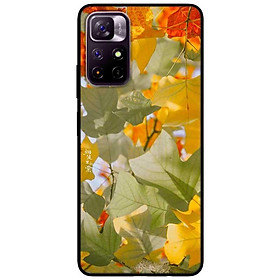 Ốp lưng dành cho Xiaomi Redmi Note 11 4G - Redmi Note 11 5G / Redmi Note 11T 5G / Redmi Note 11S 5G  - Lá Phong Vàng Đỏ