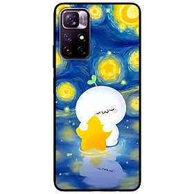 Ốp lưng dành cho Xiaomi Redmi Note 11 4G - Redmi Note 11 5G / Redmi Note 11T 5G / Redmi Note 11S 5G  - Bánh Bao Ôm Sao Vàng