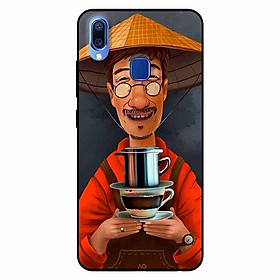 Ốp lưng in cho Vivo Y91 Cà Phê Phin