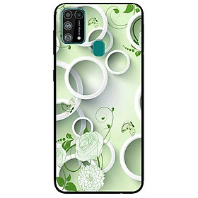 Ốp lưng dành cho Samsung Galaxy M31 mẫu Hoa Hồng Hoa Văn