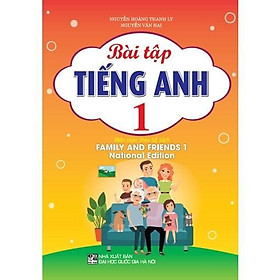 Sách - Bài Tập Tiếng Anh Lớp 1 Biên Soạn Theo Bộ Sách Family And Friends 1 National Edition - Hồng Ân