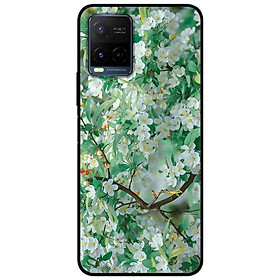 Ốp lưng dành cho Vivo Y21 - Vivo Y21s mẫu Hoa Lá Xanh 1