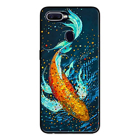 Ốp Lưng in cho Oppo A5s Mẫu Cá Koi Vàng - Hàng Chính Hãng