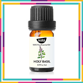 Tinh Dầu Hương Nhu Kobi Holy Basil Essential Oil Giúp Chăm Sóc Da Đầu, Chăm Sóc Tóc, Xoa Dịu Căng Thẳng, Kháng Khuẩn Hiệu Quả - 5ml