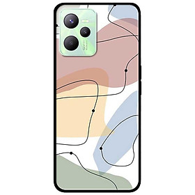 Ốp lưng dành cho Realme C35 - Realme Narzo 50A Prime mẫu Tranh Loang Viền Đen