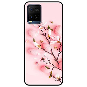Ốp lưng dành cho Vivo Y21 - Vivo Y21s mẫu Hoa Đào Hồng 3