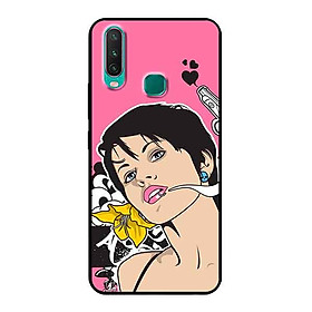 Ốp Lưng in cho Vivo Y12 Mẫu Cô Gái Tính Cách - Hàng Chính Hãng