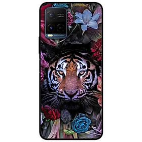 Ốp lưng dành cho Vivo Y21 - Vivo Y21s mẫu Sư Tử Và Hoa