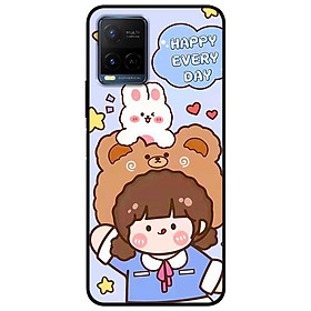 Ốp lưng dành cho Vivo Y21 - Vivo Y21s mẫu Búp Bê Vui