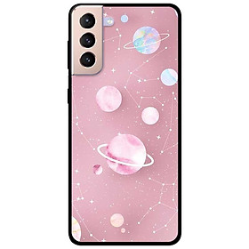 Ốp lưng dành cho Samsung Galaxy S22 - S22 Plus - S22 Ultra - mẫu Họa Tiết Nền Hồng