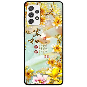 Ốp lưng dành cho Samsung Galaxy A72 5G mẫu Chữ Hoa Vàng