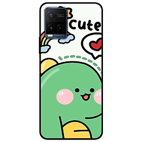 Ốp lưng dành cho Vivo Y21 - Vivo Y21s mẫu Khủng Long Cute Tim