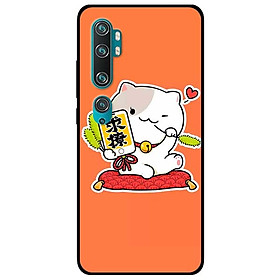 Ốp lưng dành cho Xiaomi Mi Note 10 Pro mẫu Mèo Vui Vẻ
