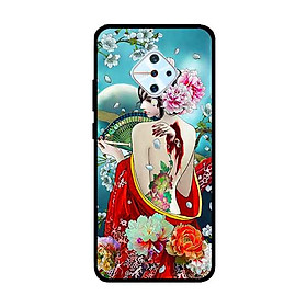 Ốp Lưng in cho Vivo S1 Pro/ Vivo V17 Mẫu Cô Gái Tóc Thắt Hoa - Hàng Chính Hãng