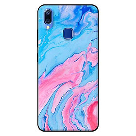 Ốp in cho Vivo Y91 Đá Xanh Hồng - Hàng chính hãng