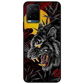 Ốp lưng dành cho Vivo Y21 - Vivo Y21s mẫu Hổ Trăng Vàng