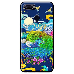 Ốp in cho Oppo A7 Phượng Hoàng Xanh - Hàng chính hãng