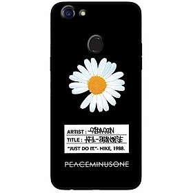 Ốp lưng in cho Oppo F7 Mẫu Cúc To Có Nhãn