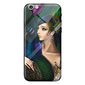 Ốp kính cho iPhone 6s mẫu CÔ GÁI LX 7 - Hàng chính hãng